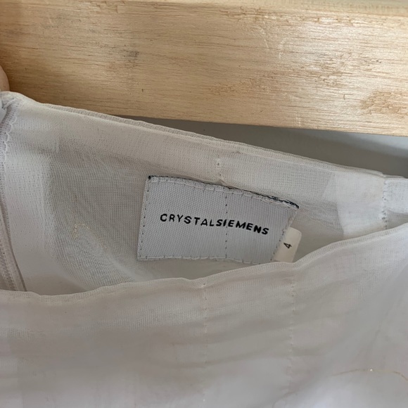 Gold and Silver Threaded Transparent Pants - Picture 5 of 5